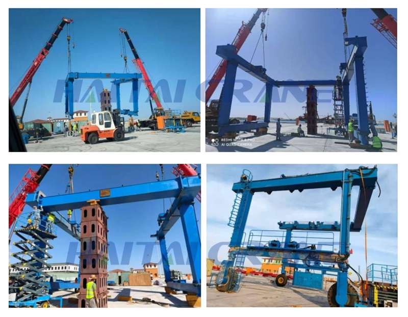 50t boat hoist crane in mauritania 1