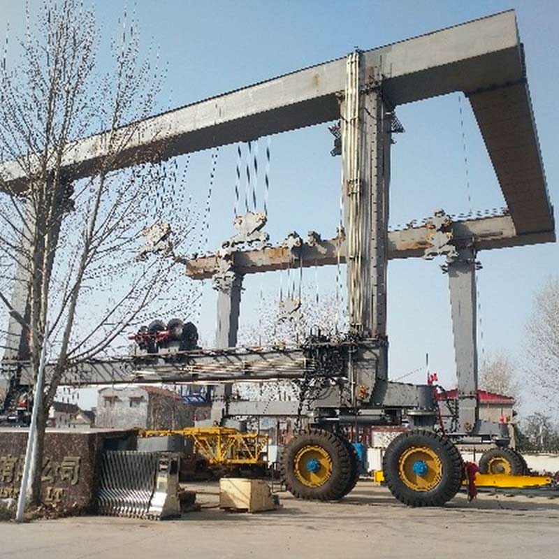 successfully export 500t yacht lifting crane firstly in china 1